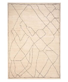 Tappeto astratto - Fancy Scribble Crema - overzicht, thumbnail