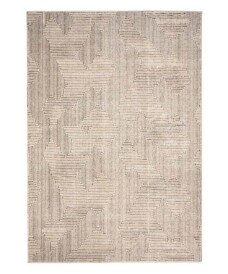 Tappeto moderno - Fancy Maze Crema/Nero - overzicht, thumbnail