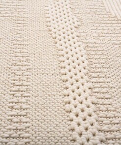 Tappeto - Knit Tranquil Bianco - close up, thumbnail Tappeto - Knit Tranquil Bianco - close up, thumbnail