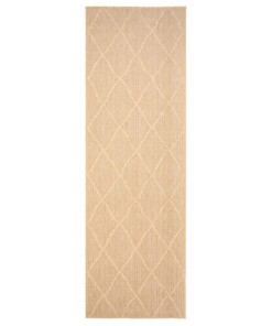 Tappeto a rombi da balcone - Retreat Beige - overzicht