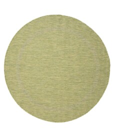 Tappeto da esterno rotondo - Sunset Verde mela - overzicht, thumbnail