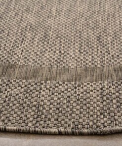Tappeto da esterno rotondo - Sunset Grigio - close up