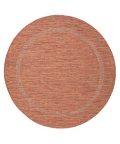 Tappeto da esterno rotondo - Sunset Terracotta - overzicht