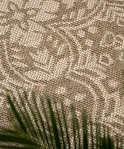 Tappeto da esterno Sunny Oriental - Crema/Beige - close up