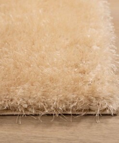 Tappeto quadrato a pelo lungo - Posh Velours Crema - close up