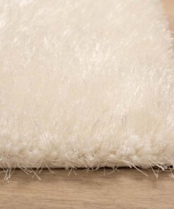 Tappeto quadrato a pelo lungo - Posh Velours Bianco - close up