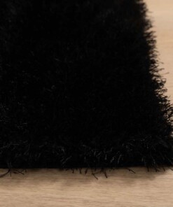 Tappeto a pelo lungo - Posh Velours Nero - close up