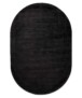 Tappeti ovali in viscosa - Glamour Nero - overzicht, thumbnail
