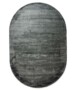 Tappeti ovali in viscosa - Pearl Blu scuro - overzicht, thumbnail