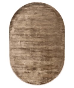 Tappeti ovali in viscosa - Pearl Marrone - overzicht