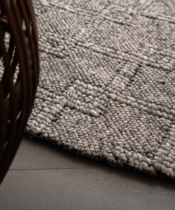 Tappeto da esterno rotondo - Var Grigio - close up, thumbnail Tappeto da esterno rotondo - Var Grigio - close up, thumbnail