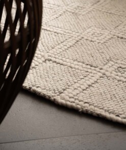 Tappeto da esterno rotondo - Var Bianco - close up, thumbnail