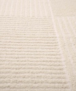 Tappeto stile scandinavo - Contour Circle Crema - close up