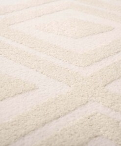 Tappeto stile scandinavo quadrato - Contour Diamond Crema - close up
