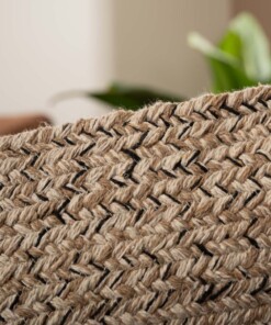 Tappeto rotondo in cotone Joy - Beige/Bianco - close up, thumbnail Tappeto rotondo in cotone Joy - Beige/Bianco - close up, thumbnail