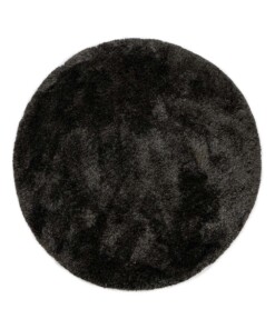 Tappeto rotondo Shaggy - Meadow Antracite - overzicht