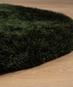 Tappeto rotondo Shaggy - Meadow Verde Smeraldo - close up, thumbnail Tappeto rotondo Shaggy - Meadow Verde Smeraldo - close up, thumbnail