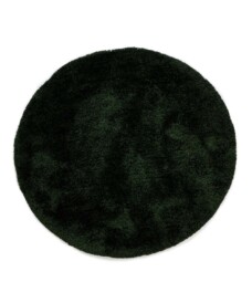 Tappeto rotondo Shaggy - Meadow Verde Smeraldo - overzicht, thumbnail