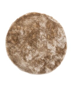 Tappeto rotondo Shaggy - Spark Beige - overzicht
