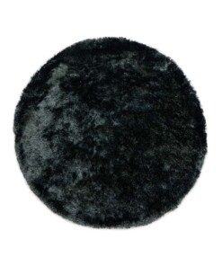 Tappeto rotondo Shaggy - Spark Blu - overzicht
