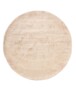 Tappeto rotondo in viscosa - Glamour Beige - overzicht, thumbnail