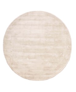 Tappeto rotondo in viscosa - Glamour Crema - overzicht