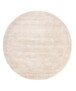 Tappeto rotondo in viscosa - Glamour Crema - overzicht, thumbnail