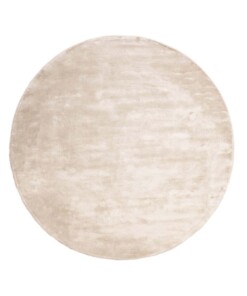 Tappeto rotondo in viscosa - Pearl Crema - overzicht