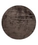 Tappeto rotondo in viscosa - Pearl Marrone scuro - overzicht, thumbnail