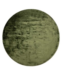 Tappeto rotondo in viscosa - Pearl Verde - overzicht