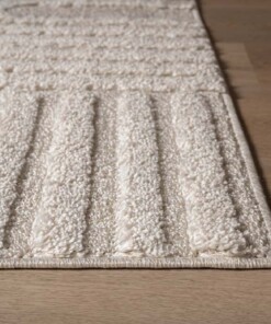 Tappeto stile scandinavo - Arc Bend Crema - close up, thumbnail Tappeto stile scandinavo - Arc Bend Crema - close up, thumbnail