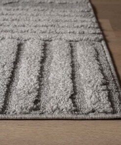 Tappeto stile scandinavo - Arc Bend Grigio chiaro - close up, thumbnail Tappeto stile scandinavo - Arc Bend Grigio chiaro - close up, thumbnail