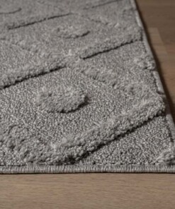 Tappeto stile scandinavo - Arc Diamond Grigio chiaro - close up, thumbnail Tappeto stile scandinavo - Arc Diamond Grigio chiaro - close up, thumbnail