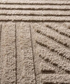 Tappeto stile scandinavo - Arc Edge Beige - close up