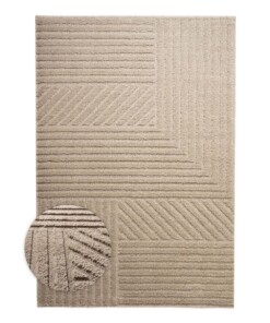Tappeto stile scandinavo - Arc Edge Beige - overzicht