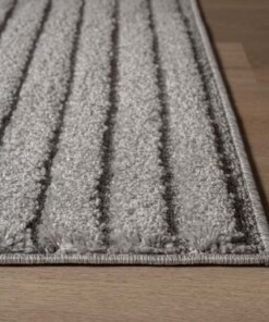 Tappeto stile scandinavo - Arc Edge Grigio chiaro - close up, thumbnail