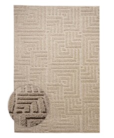 Tappeto stile scandinavo - Arc Shade Beige - overzicht, thumbnail