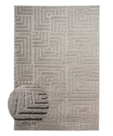 Tappeto stile scandinavo - Arc Shade Grigio chiaro - overzicht, thumbnail
