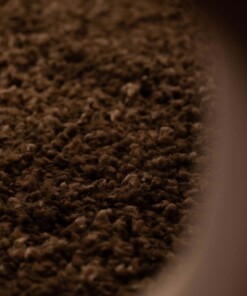 Tappeto quadrato a pelo lungo Shaggy Trend - Marrone - close up, thumbnail