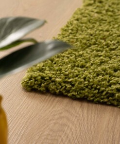 Passatoia a pelo lungo Shaggy Trend - Verde - close up, thumbnail