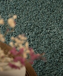 Tappeto a pelo lungo Shaggy Trend - Azzurro - close up, thumbnail
