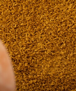 Tappeti ovali a pelo lungo - Shaggy Trend Giallo senape - close up, thumbnail Tappeti ovali a pelo lungo - Shaggy Trend Giallo senape - close up, thumbnail