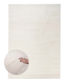 Tappeto in velluto - Flair Bianco - overzicht, thumbnail