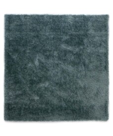 Tappeto quadrato a pelo lungo - Posh Velours Blu - overzicht, thumbnail