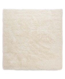 Tappeto velluto quadrato - Posh bianco - overzicht, thumbnail
