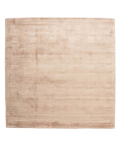 Tappeto quadrato in viscosa - Glamour Beige - overzicht