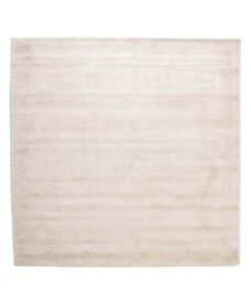 Tappeto quadrato in viscosa - Glamour Crema - overzicht, thumbnail