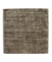 Tappeto quadrato in viscosa - Glamour Verde oliva - overzicht, thumbnail