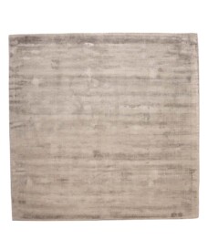 Tappeto quadrato in viscosa - Glamour Argento - overzicht, thumbnail