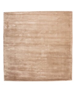 Tappeto quadrato in viscosa - Pearl Beige - overzicht